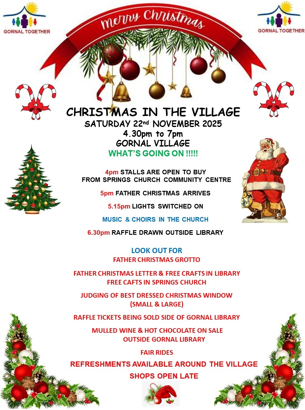 Gornal Village - Christmas in The Village 2025